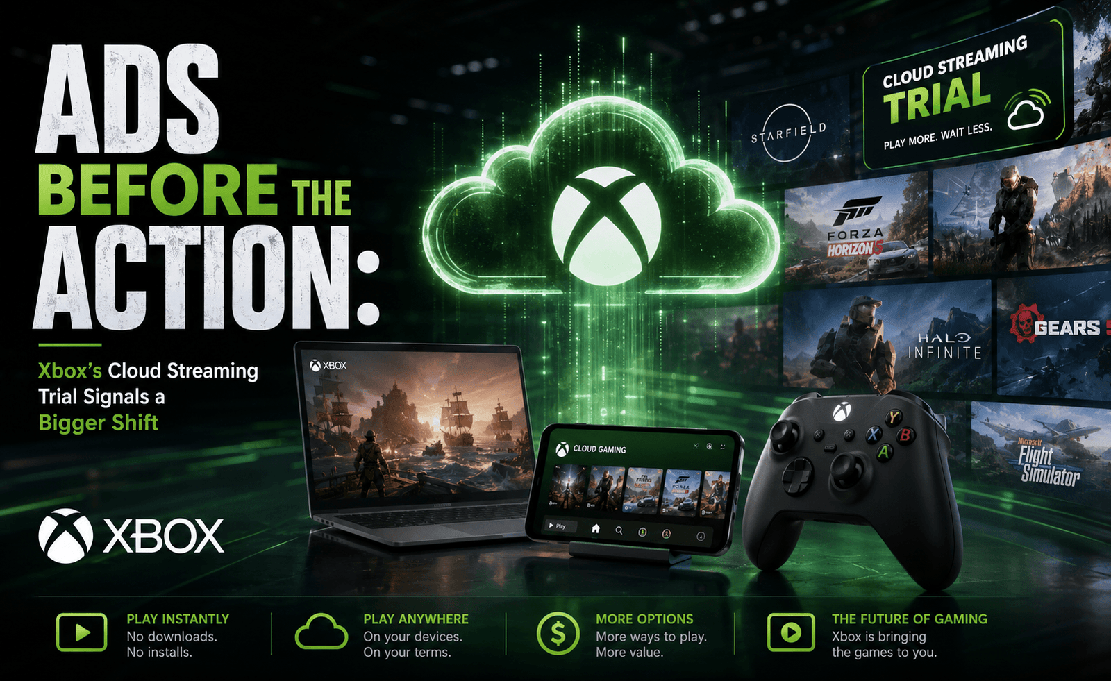 Ads Before the Action: Xbox's Cloud Streaming Trial Signals a Bigger Shift