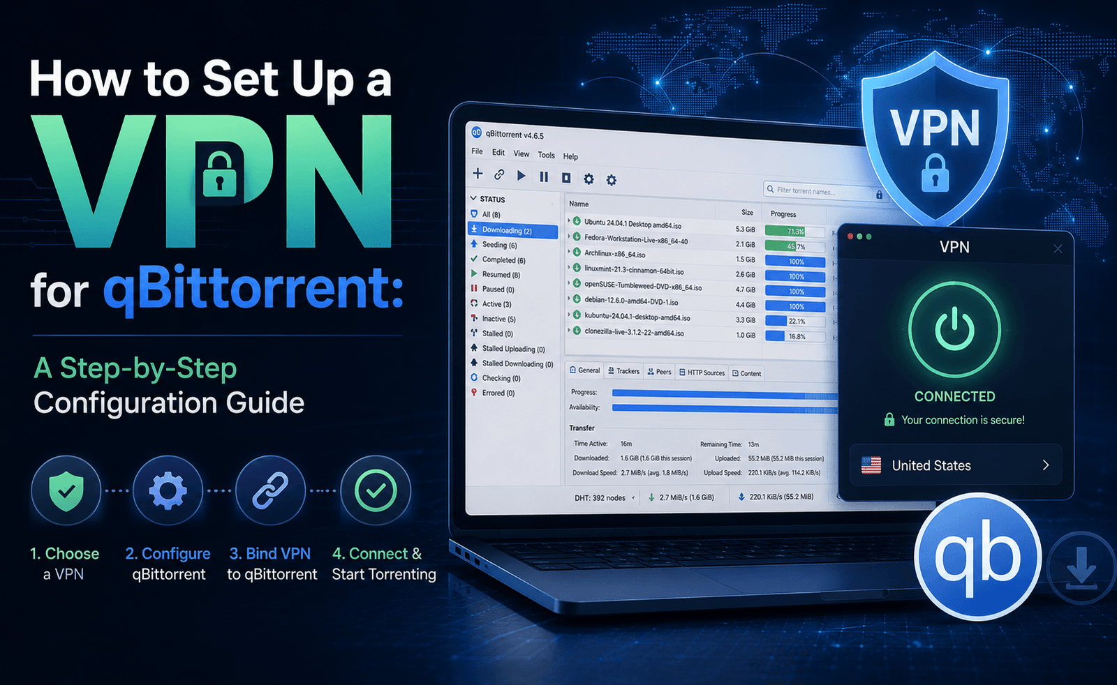 How to Set Up a VPN for qBittorrent: A Step-by-Step Configuration Guide