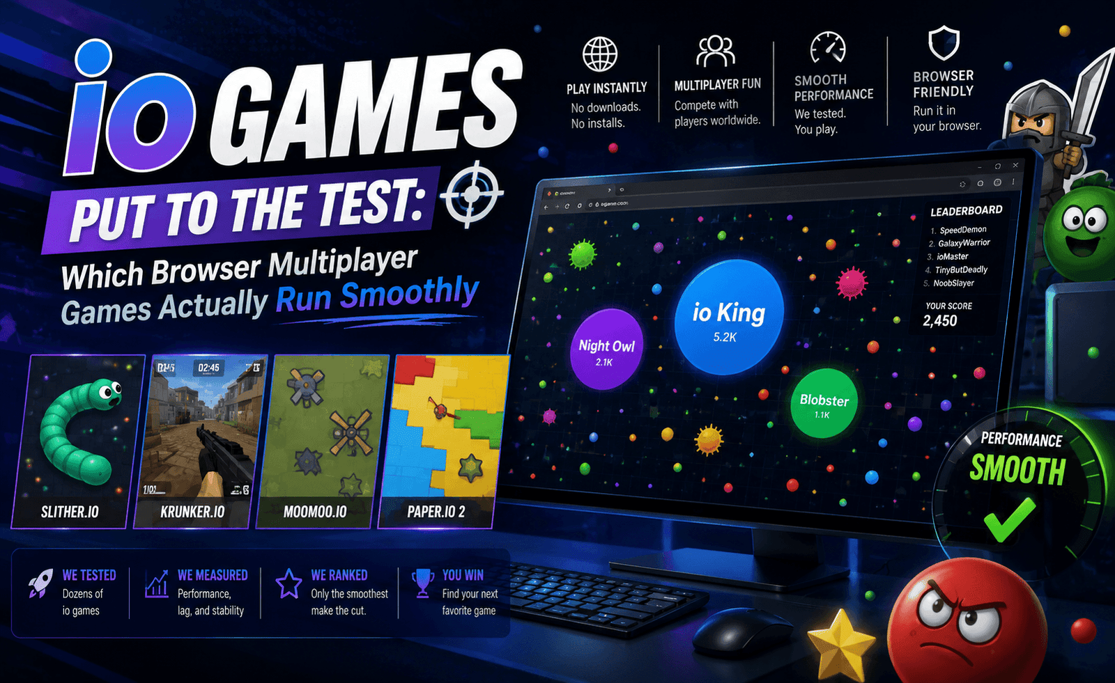 io Games Put to the Test: Which Browser Multiplayer Games Actually Run Smoothly